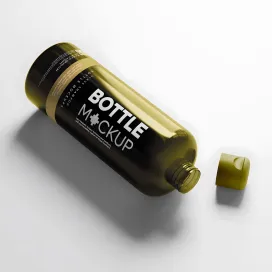 Glass Shampoo or Body Wash Bottle 09